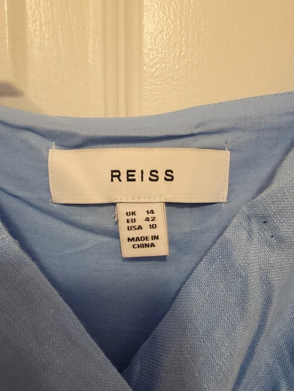 REISS Emily Linen Side Tie Jumpsuit NEVER WORN